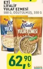ETİ LİFALİF YULAF EZMESİ 500 G fiyat ve kampanya bilgisi